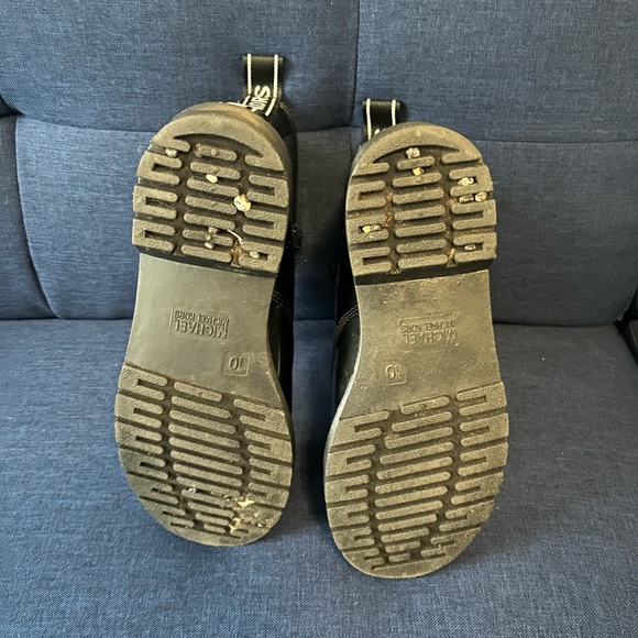 Michael Michael Kors Tavie Rain Bootie Black 10 - Picture 3 of 4